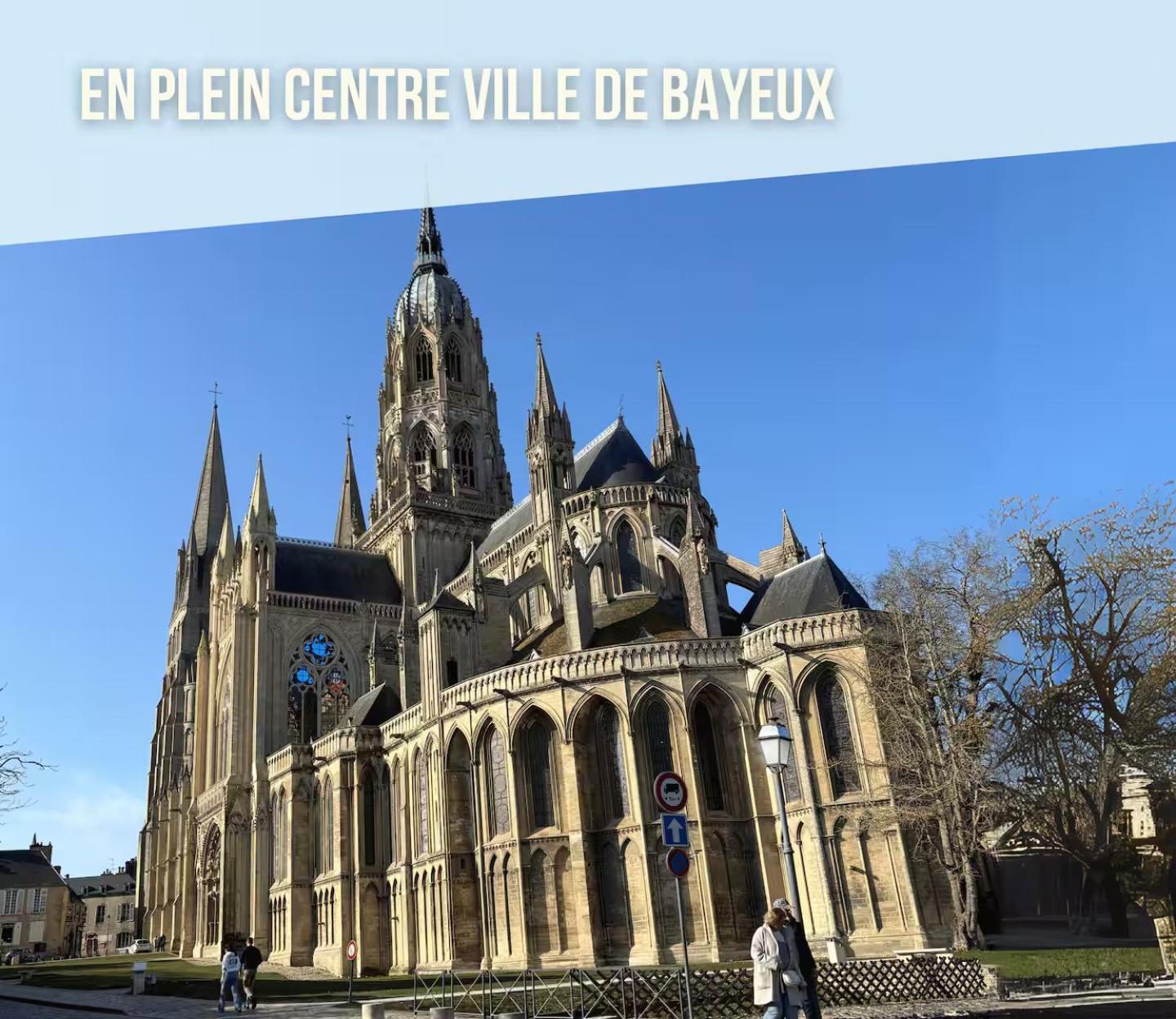 Les Remparts Apt Spacieux 1 Er Etage Renove Joliment Decore Bien Equipe Plein Centre Bayeux Proche Plages Du Debarquement Parking Gratuit A Proximite Bagian luar foto